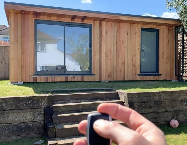 Garden room electrical installation